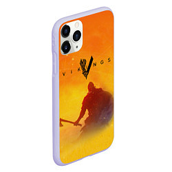 Чехол iPhone 11 Pro матовый Викинги Vikings Z, цвет: 3D-светло-сиреневый — фото 2
