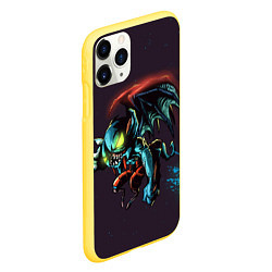 Чехол iPhone 11 Pro матовый Найт сталкер Dota 2, цвет: 3D-желтый — фото 2