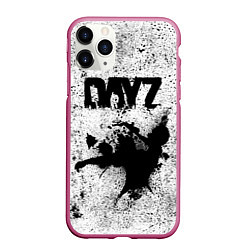 Чехол iPhone 11 Pro матовый DayZ, цвет: 3D-малиновый