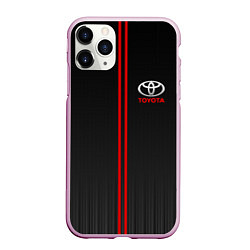 Чехол iPhone 11 Pro матовый TOYOTA PASSION FOR LIFE, цвет: 3D-розовый