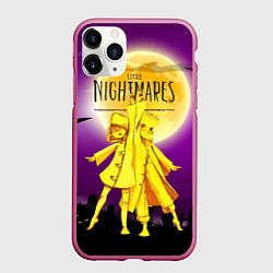 Чехол iPhone 11 Pro матовый Little Nightmares 2, цвет: 3D-малиновый
