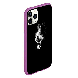 Чехол iPhone 11 Pro матовый Ключ из дыма, цвет: 3D-фиолетовый — фото 2