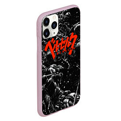 Чехол iPhone 11 Pro матовый BERSERK БЕРСЕРК, цвет: 3D-розовый — фото 2