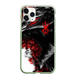 Чехол iPhone 11 Pro матовый BERSERK БЕРСЕРК, цвет: 3D-салатовый