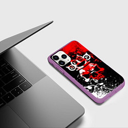 Чехол iPhone 11 Pro матовый Five Finger Death Punch 8, цвет: 3D-фиолетовый — фото 2