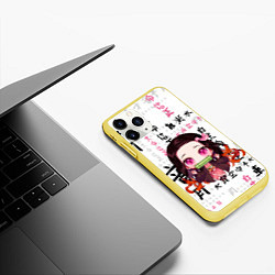 Чехол iPhone 11 Pro матовый НЕЗУКО, цвет: 3D-желтый — фото 2