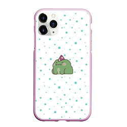 Чехол iPhone 11 Pro матовый Лягушка-маг, цвет: 3D-розовый