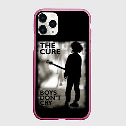 Чехол iPhone 11 Pro матовый THE CURE, цвет: 3D-малиновый