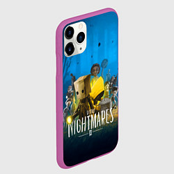 Чехол iPhone 11 Pro матовый LITTLE NIGHTMARES 2, цвет: 3D-фиолетовый — фото 2