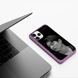 Чехол iPhone 11 Pro матовый Ли Мин Хо Lee Min Ho, цвет: 3D-фиолетовый — фото 2