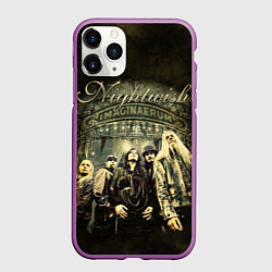 Чехол iPhone 11 Pro матовый NIGHTWISH, цвет: 3D-фиолетовый