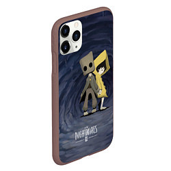 Чехол iPhone 11 Pro матовый Little Nightmares 2, цвет: 3D-коричневый — фото 2