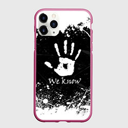 Чехол iPhone 11 Pro матовый WE KNOW TES, цвет: 3D-малиновый