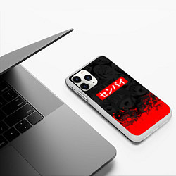 Чехол iPhone 11 Pro матовый SENPAI СЕНПАЙ, цвет: 3D-белый — фото 2