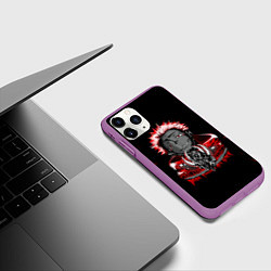 Чехол iPhone 11 Pro матовый JUJUTSU KAISEN СУКУНА, цвет: 3D-фиолетовый — фото 2