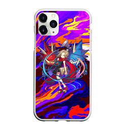 Чехол iPhone 11 Pro матовый Шаман Кинг Анна