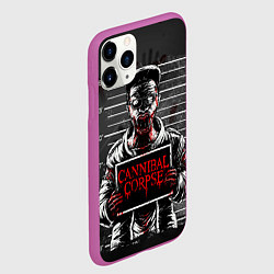 Чехол iPhone 11 Pro матовый Cannibal Corpse, цвет: 3D-фиолетовый — фото 2