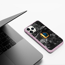 Чехол iPhone 11 Pro матовый League of Legends Black&White, цвет: 3D-розовый — фото 2