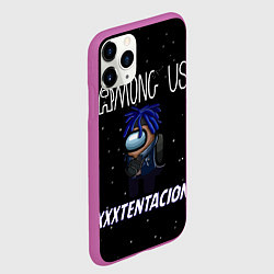 Чехол iPhone 11 Pro матовый Among Us- XXXTENTACION, цвет: 3D-фиолетовый — фото 2
