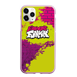 Чехол iPhone 11 Pro матовый Friday Night Funkin Кислотный, цвет: 3D-розовый