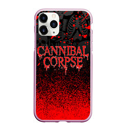 Чехол iPhone 11 Pro матовый CANNIBAL CORPSE, цвет: 3D-розовый