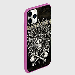 Чехол iPhone 11 Pro матовый IRON MADEN, цвет: 3D-фиолетовый — фото 2