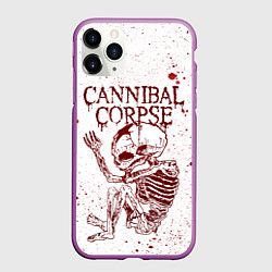 Чехол iPhone 11 Pro матовый Cannibal Corpse, цвет: 3D-фиолетовый