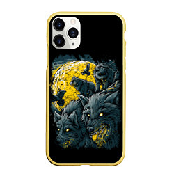 Чехол iPhone 11 Pro матовый ЛУННЫЕ ВОЛКИ