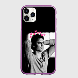 Чехол iPhone 11 Pro матовый Дневники вампира, цвет: 3D-фиолетовый