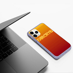 Чехол iPhone 11 Pro матовый FarCry6, цвет: 3D-светло-сиреневый — фото 2