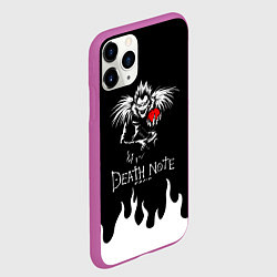 Чехол iPhone 11 Pro матовый DEATH NOTE ТЕТРАДЬ СМЕРТИ, цвет: 3D-фиолетовый — фото 2