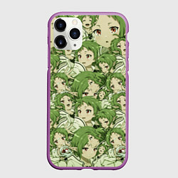 Чехол iPhone 11 Pro матовый Сильфиетта Грейрат, цвет: 3D-фиолетовый