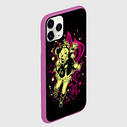 Чехол iPhone 11 Pro матовый GENSHIN IMPACT, КЛИ, цвет: 3D-фиолетовый — фото 2