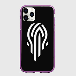 Чехол iPhone 11 Pro матовый Nokk Rainbow Six Art 02, цвет: 3D-фиолетовый