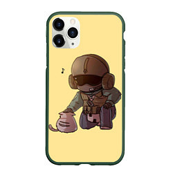 Чехол iPhone 11 Pro матовый J?ger Rainbow Six Art 01, цвет: 3D-темно-зеленый