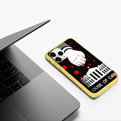 Чехол iPhone 11 Pro матовый True detective, цвет: 3D-желтый — фото 2