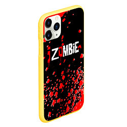 Чехол iPhone 11 Pro матовый Я зомби, цвет: 3D-желтый — фото 2