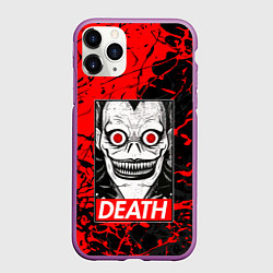 Чехол iPhone 11 Pro матовый ТЕТРАДЬ СМЕРТИ, цвет: 3D-фиолетовый