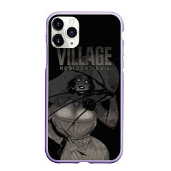 Чехол iPhone 11 Pro матовый VILLAGE resident evil, цвет: 3D-светло-сиреневый