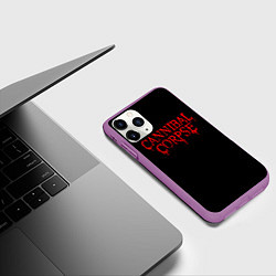 Чехол iPhone 11 Pro матовый Cannibal Corpse, цвет: 3D-фиолетовый — фото 2