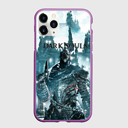 Чехол iPhone 11 Pro матовый Dark Souls, цвет: 3D-фиолетовый