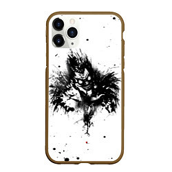 Чехол iPhone 11 Pro матовый DEATH NOTE ТЕТРАДЬ СМЕРТИ, цвет: 3D-коричневый
