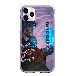 Чехол iPhone 11 Pro матовый Тёмная душа, цвет: 3D-светло-сиреневый