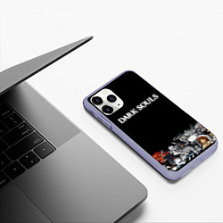 Чехол iPhone 11 Pro матовый 8bit Dark Souls, цвет: 3D-светло-сиреневый — фото 2