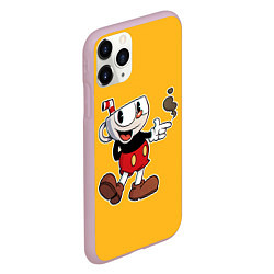 Чехол iPhone 11 Pro матовый CUPHEAD КАПХЕД, цвет: 3D-розовый — фото 2