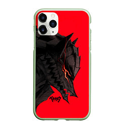 Чехол iPhone 11 Pro матовый BERSERK БЕРСЕРК, цвет: 3D-салатовый