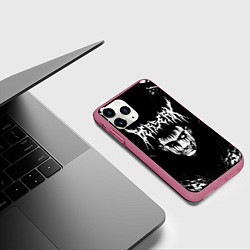 Чехол iPhone 11 Pro матовый BERSERK БЕРСЕРК, цвет: 3D-малиновый — фото 2