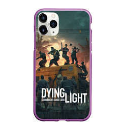 Чехол iPhone 11 Pro матовый Dying Light, цвет: 3D-фиолетовый