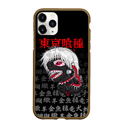 Чехол iPhone 11 Pro матовый TOKYO GHOUL ТОКИЙСКИЙ ГУЛЬ, цвет: 3D-коричневый