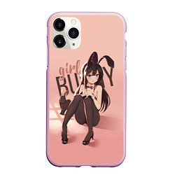 Чехол iPhone 11 Pro матовый Bunny Girl